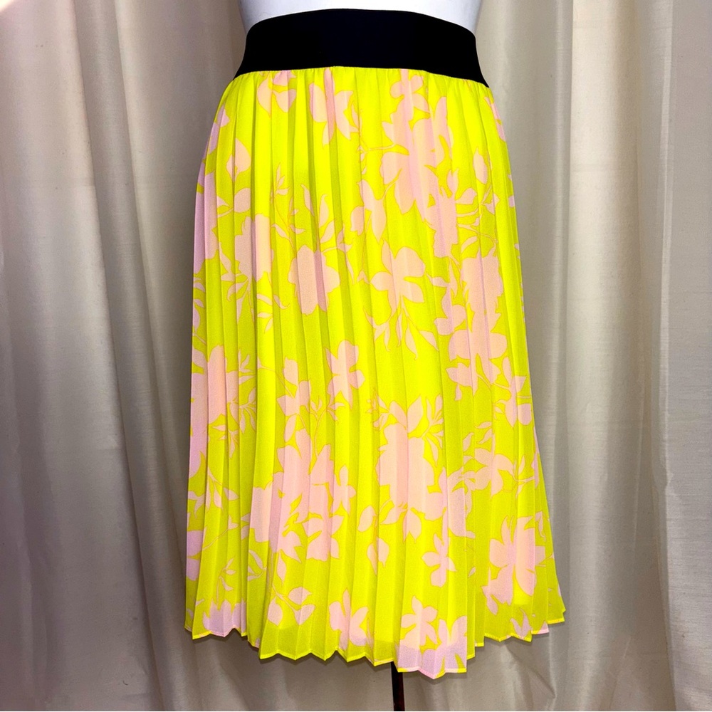 Torrid Pleated Floral Chiffon Full Skirt